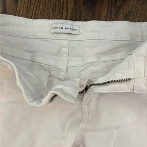 White size 27 jeans